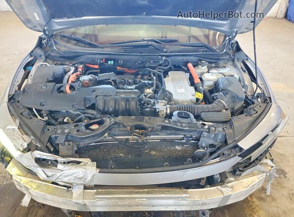 19XZE4F99KE002877 2019 HONDA INSIGHT Gray Սալոնի հետևի տեսք