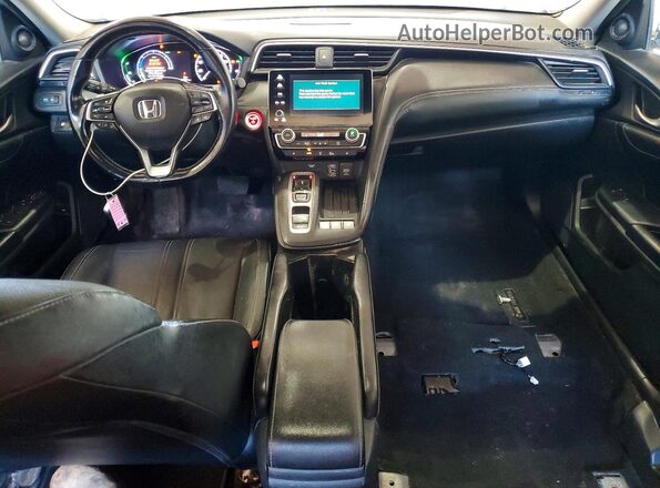 19XZE4F99KE002877 2019 HONDA INSIGHT Gray Առջևի վահանակի տեսք