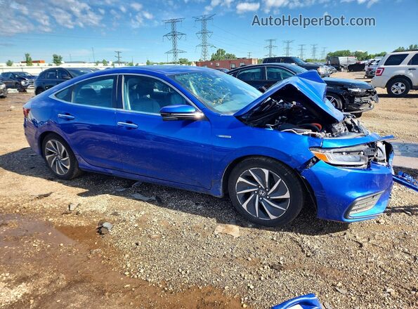 19XZE4F99KE018741 2019 HONDA INSIGHT Blue Delantero derecho