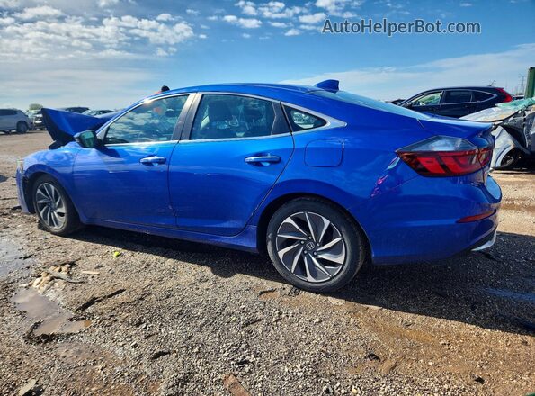 19XZE4F99KE018741 2019 HONDA INSIGHT Blue Trasero izquierdo