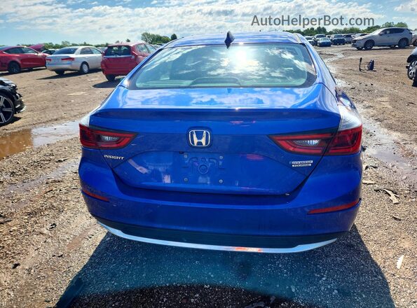 19XZE4F99KE018741 2019 HONDA INSIGHT Blue Vista trasera