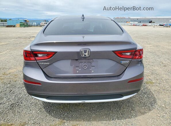 19XZE4F99ME006141 2021 HONDA INSIGHT Gray Вид ззаду