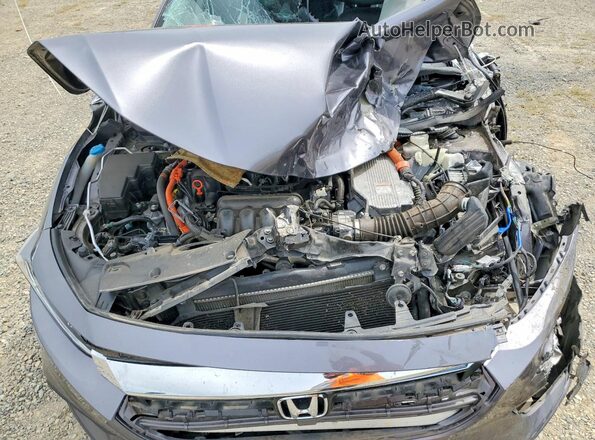 19XZE4F99ME006141 2021 HONDA INSIGHT Gray Вид задньої частини салону
