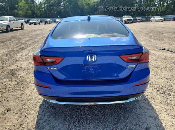 19XZE4F9XLE007698 2020 HONDA INSIGHT Blue Rear view