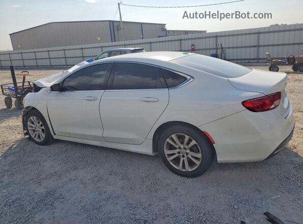 1C3CCCAB0GN107265 2016 CHRYSLER 200 White Trasero izquierdo