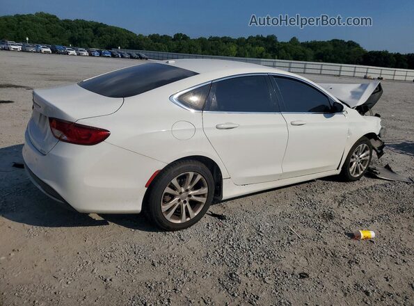1C3CCCAB0GN107265 2016 CHRYSLER 200 White Trasero derecho