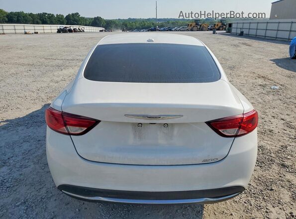 1C3CCCAB0GN107265 2016 CHRYSLER 200 White Vista trasera