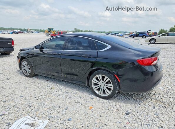 1C3CCCAB0GN109386 2016 CHRYSLER 200 Черный Задняя левая четверть