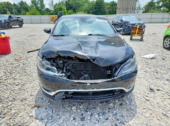 1C3CCCAB0GN109386 2016 CHRYSLER 200 Черный Вид спереди