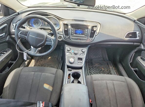 1C3CCCAB0GN109386 2016 CHRYSLER 200 Черный Вид панели приборов