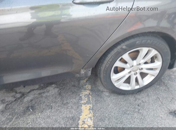 1C3CCCAB0GN112126 2016 CHRYSLER 200 Gray Вид спереду