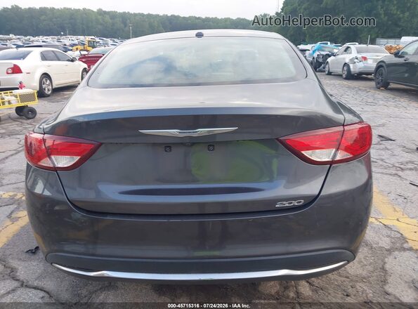 1C3CCCAB0GN112126 2016 CHRYSLER 200 Gray 
