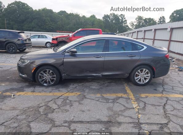 1C3CCCAB0GN112126 2016 CHRYSLER 200 Gray Панорамний вид салону 360°