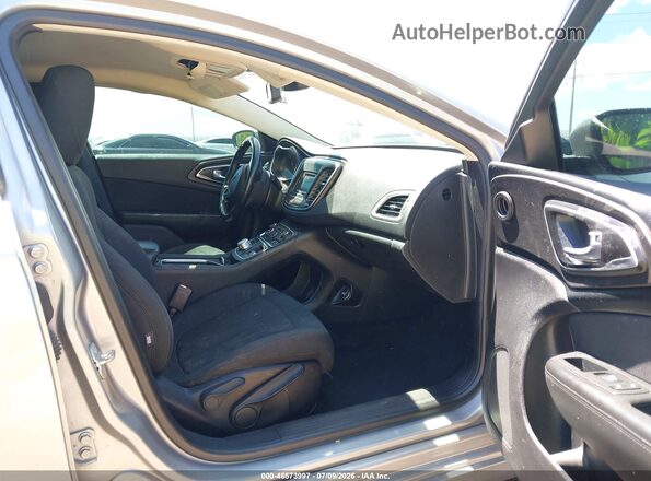 1C3CCCAB0GN126740 2016 CHRYSLER 200 Silver Vista interior delantera