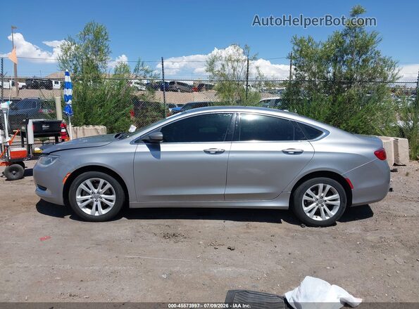 1C3CCCAB0GN126740 2016 CHRYSLER 200 Silver Vista interior trasera