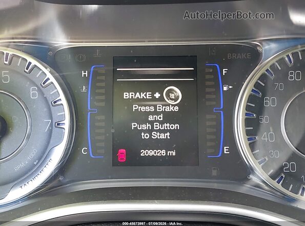 1C3CCCAB0GN126740 2016 CHRYSLER 200 Silver Vista interior de 360 grados