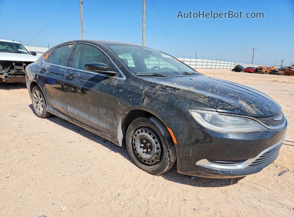 1C3CCCAB0GN133266 2016 CHRYSLER 200 Black წინა მარჯვენა