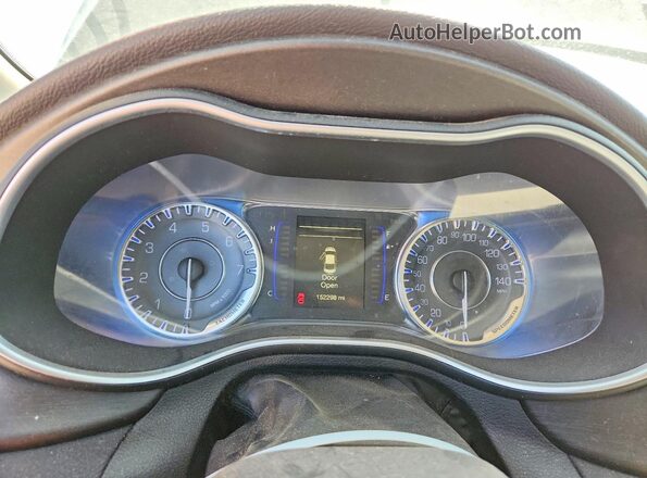 1C3CCCAB0GN133266 2016 CHRYSLER 200 Black ხელსაწყოთა პანელის ხედი