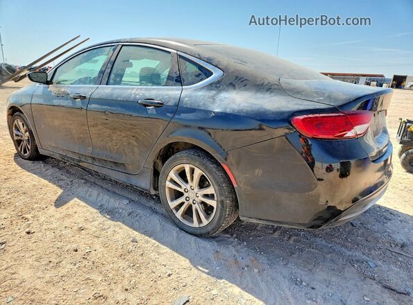 1C3CCCAB0GN133266 2016 CHRYSLER 200 Black უკანა მარცხენა