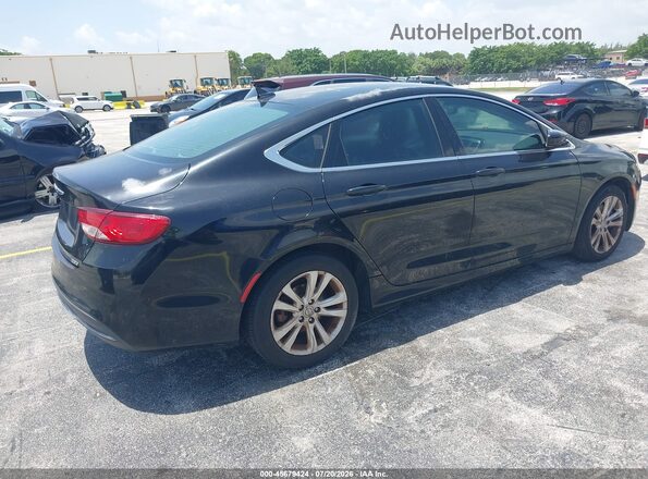 1C3CCCAB0HN505030 2017 CHRYSLER 200 Black Հետևի աջ