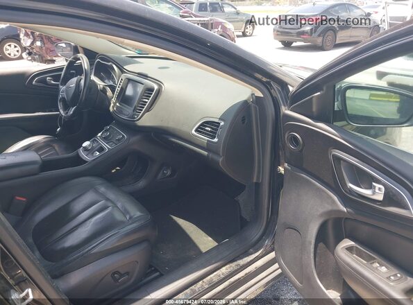 1C3CCCAB0HN505030 2017 CHRYSLER 200 Black Սալոնի դիմացի տեսք