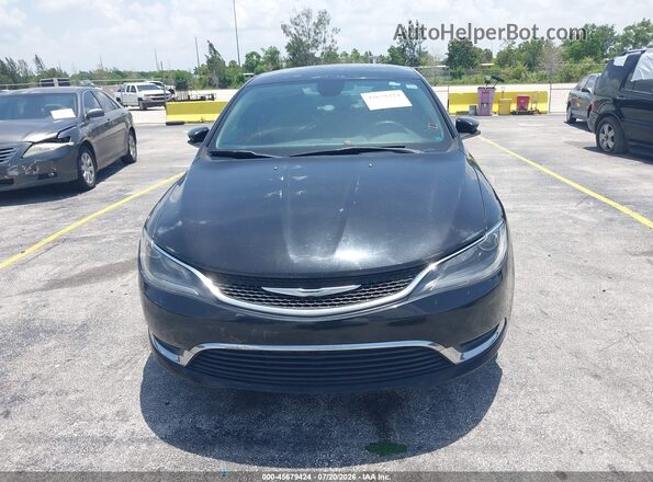 1C3CCCAB0HN505030 2017 CHRYSLER 200 Black Դիմացի տեսք