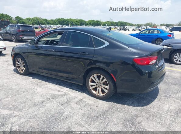 1C3CCCAB0HN505030 2017 CHRYSLER 200 Black Հետևի ձախ