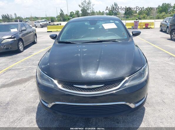 1C3CCCAB0HN505030 2017 CHRYSLER 200 Black Սարքավորումների վահանակի տեսք