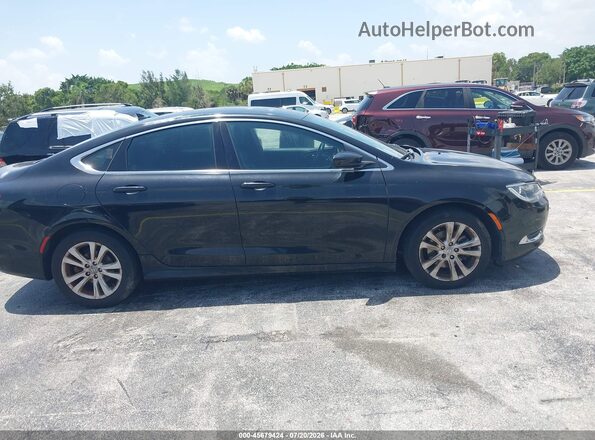 1C3CCCAB0HN505030 2017 CHRYSLER 200 Black Սալոնի հետևի տեսք