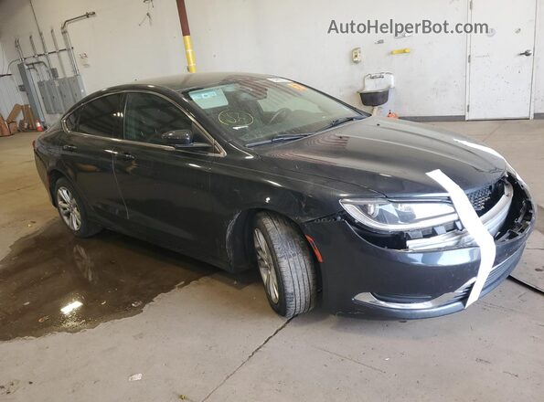 1C3CCCAB0HN505898 2017 CHRYSLER 200 Black Առջևի աջ