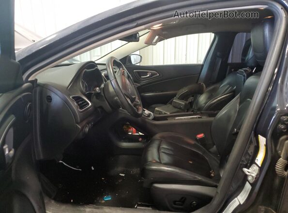 1C3CCCAB0HN505898 2017 CHRYSLER 200 Black Սալոնի դիմացի տեսք