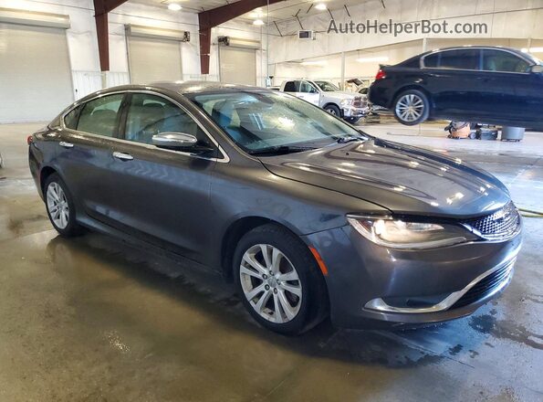 1C3CCCAB1GN130182 2016 CHRYSLER 200 Gray Առջևի աջ