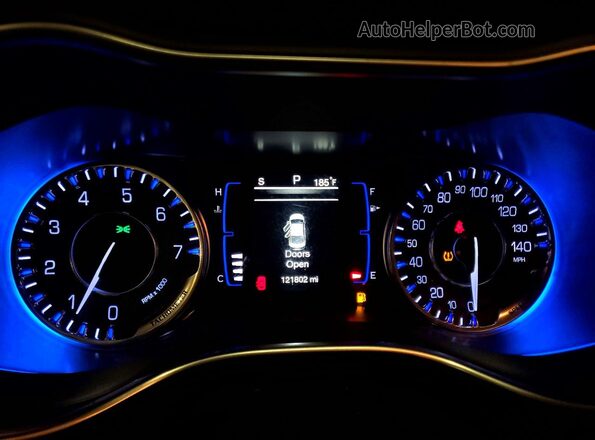 1C3CCCAB1GN130182 2016 CHRYSLER 200 Gray Սարքավորումների վահանակի տեսք