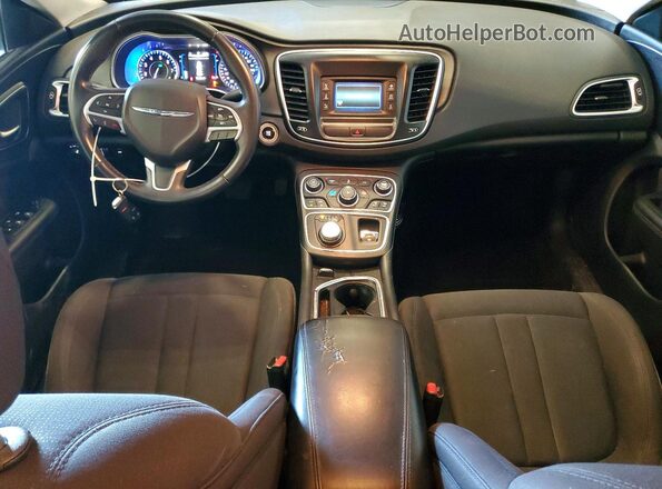 1C3CCCAB1GN130182 2016 CHRYSLER 200 Gray Առջևի վահանակի տեսք