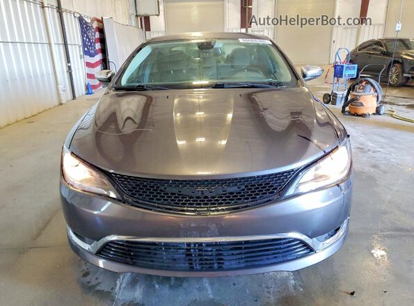 1C3CCCAB1GN130182 2016 CHRYSLER 200 Gray Դիմացի տեսք