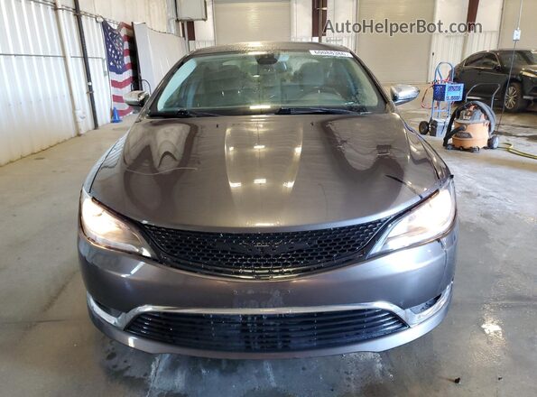 1C3CCCAB1GN130182 2016 CHRYSLER 200 Gray Սալոնի 360 աստիճան տեսք