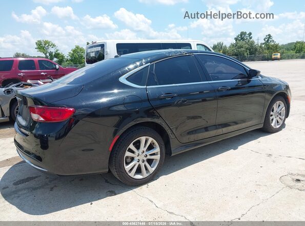 1C3CCCAB1GN159732 2016 CHRYSLER 200 Black Задня ліва чверть