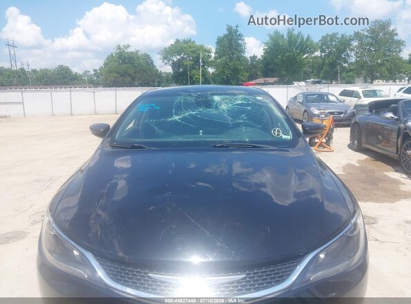 1C3CCCAB1GN159732 2016 CHRYSLER 200 Black Вид салону спереду
