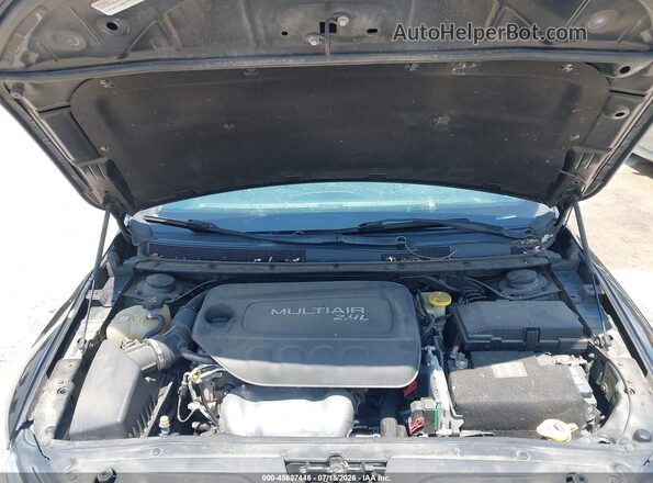 1C3CCCAB1GN159732 2016 CHRYSLER 200 Black Вид підкапотного простору