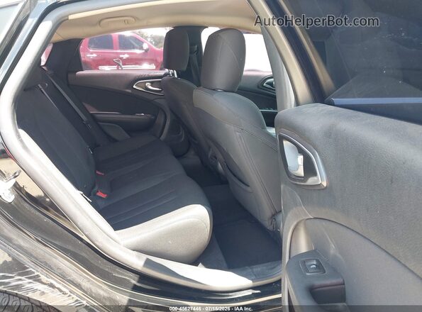 1C3CCCAB1GN159732 2016 CHRYSLER 200 Black Вид задніх сидінь