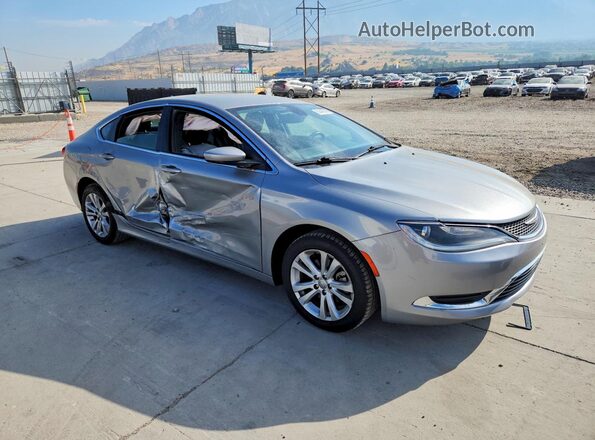 1C3CCCAB1GN197638 2016 CHRYSLER 200 Silver Передня права чверть