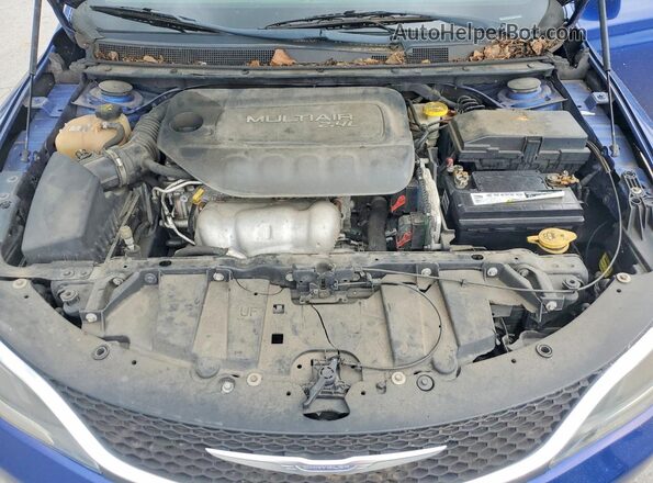 1C3CCCAB2GN115285 2016 CHRYSLER 200 Blue უკანა სალონის ხედი
