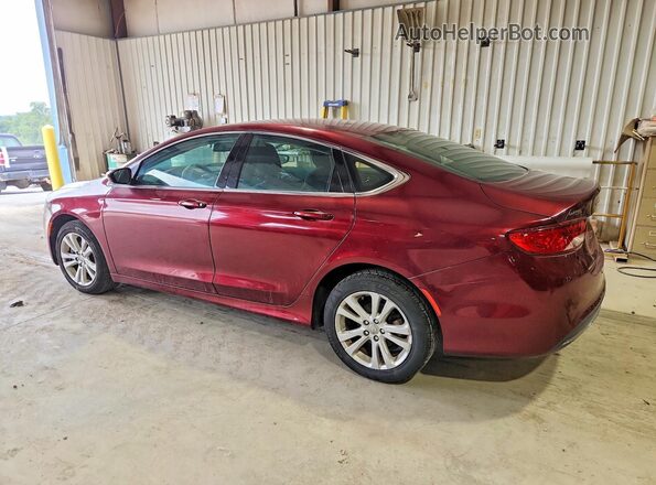 1C3CCCAB2GN127906 2016 CHRYSLER 200 Red Rear left