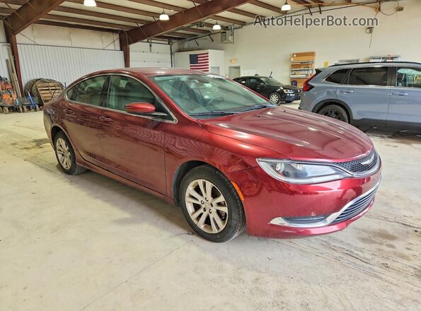 1C3CCCAB2GN127906 2016 CHRYSLER 200 Red Front right