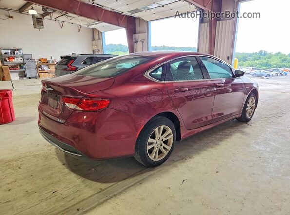 1C3CCCAB2GN127906 2016 CHRYSLER 200 Red Rear right