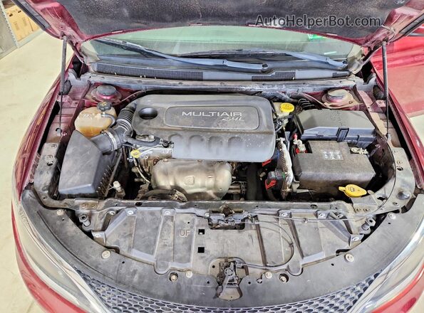 1C3CCCAB2GN127906 2016 CHRYSLER 200 Red Rear interior view