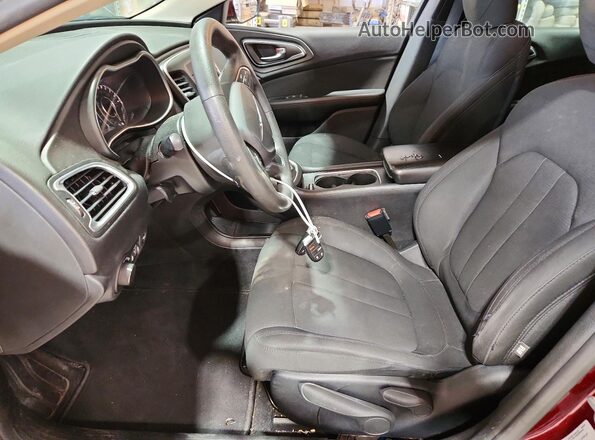 1C3CCCAB2GN127906 2016 CHRYSLER 200 Red Front interior view