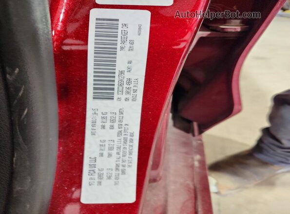 1C3CCCAB2GN127906 2016 CHRYSLER 200 Red Engine compartment view