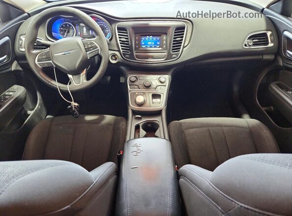 1C3CCCAB2GN127906 2016 CHRYSLER 200 Red Dashboard view