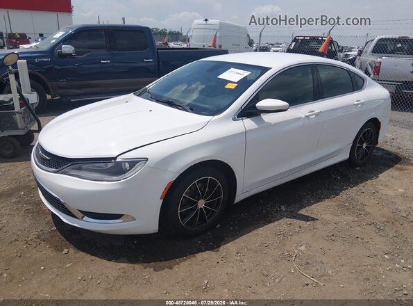 1C3CCCAB2GN141871 2016 CHRYSLER 200 Белый Передняя левая четверть
